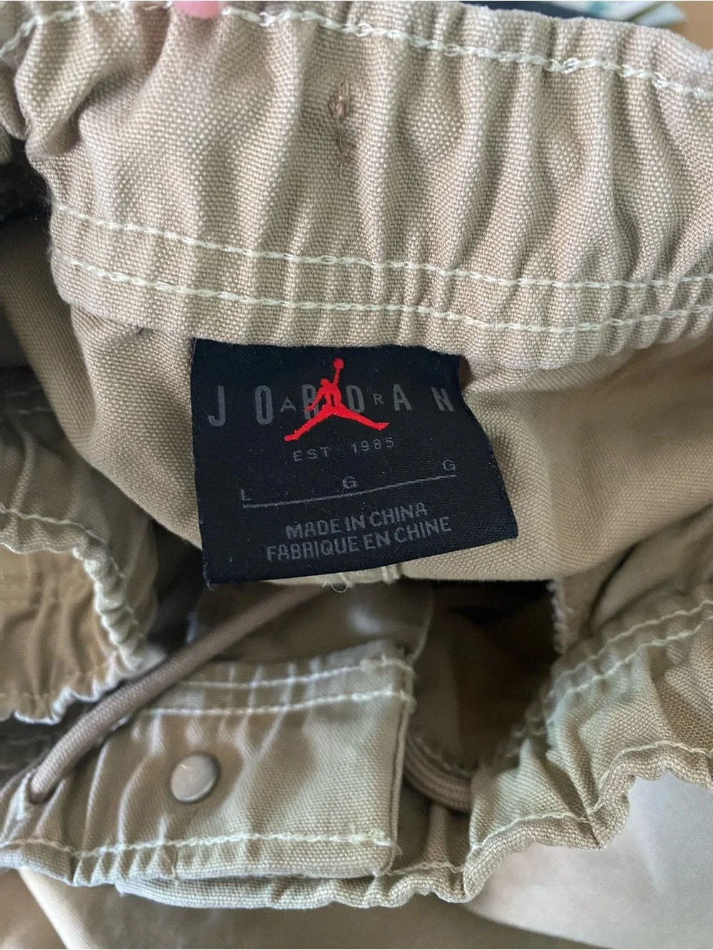 Air Jordan Chicago Canvas Utility Pant Large